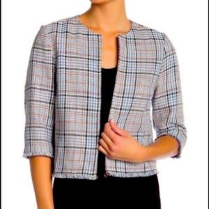 14th & Union Plaid Boxy Jacket